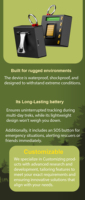 Localizador GPS Inteligente Trekking Tracker-V3 para Rastreo de Activos, Navegación en Tiempo Real para Android, Resistente al Agua IP67, Conectividad WiFi de Alta Velocidad