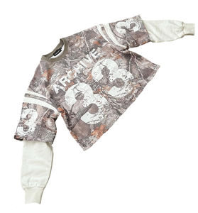 Ropa de calle con estampado completo personalizado, camiseta de fútbol Retro americano, camiseta recortada de malla por sublimación de alta calidad - Product Image 5