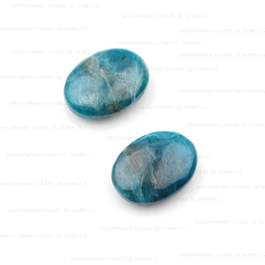 Haute qualité 10x14mm naturel bleu apatite forme ovale briolette perles calibré Quartz fournitures en vrac pour la fabrication de pendentif - Product Image 3
