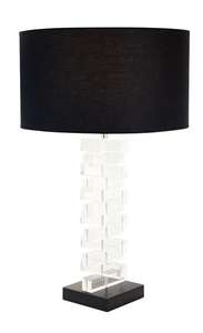 Variity Of Luxury Lámpara de mesa de cristal de níquel de alto brillo Luz decorativa moderna con elegante acabado cromado para sala de estar - Product Image 5