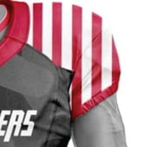 Avengers Camo 100% Polyester sublimé uniforme de Football américain pour hommes respirant personnalisé matériel sergé équipe maillot court - Product Image 4