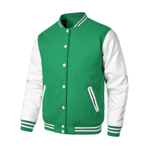 2026 Varsity Baseball Jacket Custom Wool Jacket Front <b>Button</b> Pocket Casual Varsity CollegeBaseballjacket for men - Product Image 2