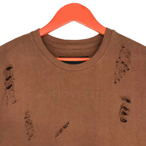 <b>Top</b> Trending Unique Style Men <b>Distress</b> Sweatshirt Winter Bulk Quantity Hot Sale - Product Image 2