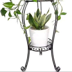 Best Quality 2-Tier Metal Flower <b>Pot</b> <b>Stand</b> for Home Indoor/Outdoor Living Room Decor and Garden Planting-Wholesale Price - Product Image 1