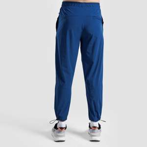 Resonance Men's Trousers in Teal 100% Cotton Lightweight Straight Pattern Decorated with Zippers Dark Wash XL Size - Product Image 2