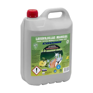 Detersivo liquido per lavastoviglie "LA OCA A LA MANZANA VERDE" 5 litri per uso domestico e ufficio per gli acquirenti all'ingrosso - Product Image 1