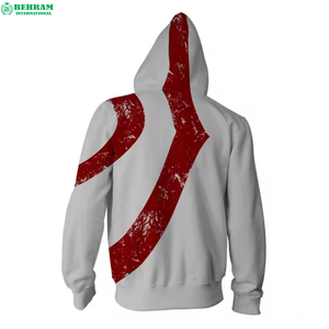 OEM Custom Screen Printed Zipper Hoodies <b>Black</b> <b>Fleece</b>/French Terry Quick Dry Breathable Unisex Heavyweight Casual Winter - Product Image 5