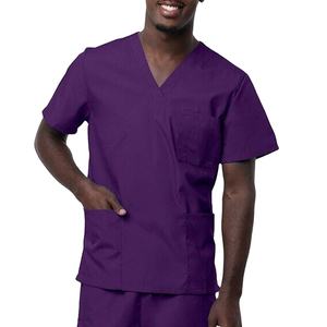 Tenues d'hôpital personnalisées de haute qualité pour hommes, en toile unie, séchage rapide, respirantes, grandes tailles, pour usage hospitalier 2026 - Product Image 2