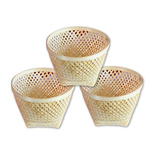 PRODUCTO VENTA CALIENTE Decore Naturalmente con elegantes cestas de bambú Exportación de Vietnam con buen precio - Product Image 1