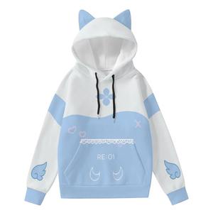 Sudaderas con capucha sublimadas a granel Sudaderas con capucha de mezcla de poliéster suave para impresión personalizada de diseño completo - Product Image 1