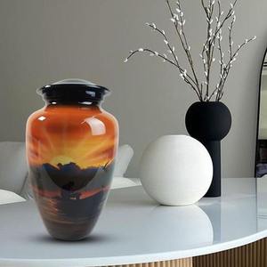 Urnes de crémation en aluminium bleu offrant un attrait et une durabilité intemporels pour préserver les souvenirs précieux - Product Image 5