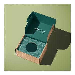 "Caja de correo de venta al por menor holográfica impresa personalizada con ventana para velas, café y embalaje de alimentos" - Product Image 3