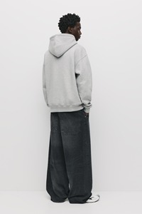 Sweat à capuche tendance pour homme, polaire doux, pull chaud, streetwear d'hiver, mode, mélange polyester/coton, anti-boulochage, doublé, logo personnalisé - Product Image 3