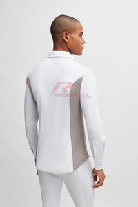 Camisas personalizadas para montar a caballo, proveedor OEM y ODM, tejido elástico de alta calidad, ropa ecuestre ligera y cómoda - Product Image 2