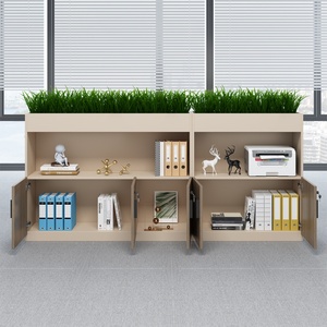 Fashion Industrial Commercial Furniture Office Filling Storage Cabinet <b>Bookcase</b> School Home Office Combination Storage Melamine - Product Image 4
