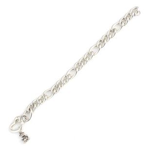 สร้อยข้อมือเงินแท้ 925 ดีไซน์หัวใจแบบล็อค ลายฟิกาโร่ - Product Image 3