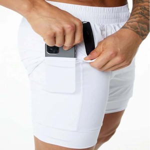 Pantalones cortos deportivos para gimnasio, ropa para hombre, pantalones cortos para hombre a la venta, 100% algodón, poliéster, cintura alta, verano, pantalones cortos para hombre - Product Image 5