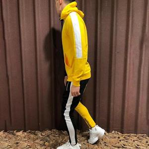 Vêtements de sport de haute qualité avec logo personnalisé pour hommes Nouveaux survêtements de fitness à manches mi-longues à la mode pour l'hiver Grande taille Écologique - Product Image 5