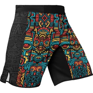 Shorts MMA de dernière génération en polyester, légers et durables, en spandex et polyester, personnalisés pour hommes - Product Image 1