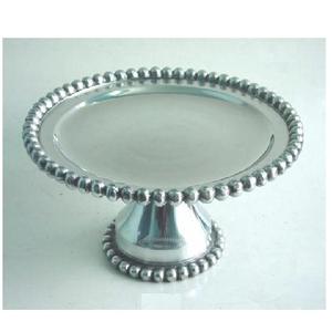 ขาตั้งเค้กโลหะดีไซน์หรูหรา คลาสสิก ทันสมัย พร้อมขอบตกแต่ง  งานตกแต่งแบบกำหนดเอง  อุปกรณ์บนโต๊ะอาหาร ที่เสิร์ฟเค้ก - Product Image 1