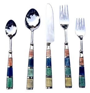 Couverts Argenterie Couverts De Service Alimentaire Finition Brillante Nouveau Style Vaisselle Couverts Cuillère Fourchette Personnalisée Table À Manger - Product Image 1