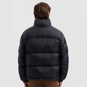 Men's Designer Quilted <b>Waterproof</b> Bubble-<b>Padded</b> Canvas Puffer <b>Jacket</b> Custom Winter Outdoor Wear High Street Men's <b>Jackets</b> - Product Image 2
