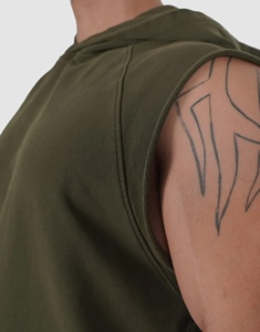 เสื้อออกกำลังกายแขนกุดขนาดพิเศษปักลายโลโก้ออกแบบได้ตามต้องการ - Product Image 4