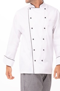 Nouvelles uniformes de chef haut de gamme - Blouses blanches à manches longues/courtes pour hommes et femmes - Vêtements professionnels pour cuisine, hôtel et restaurant - Product Image 6
