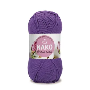 Nako Cotton Lux 97560-Produit en fil mélangé violet - Product Image 1