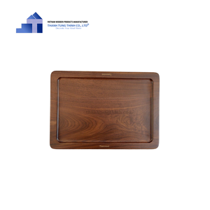Top produit personnalisé en gros plateau en bois d'acacia plateau de service divisé avec couvercle pour ensemble d'ustensiles de cuisine du Vietnam pour grossiste - Product Image 6