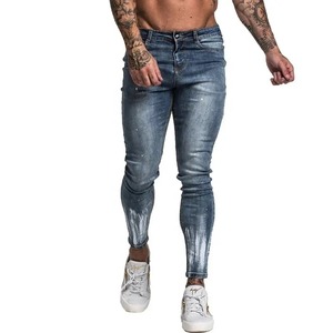 Pantalones Vaqueros de Mezclilla de Cintura Media Estilo Urbano para Hombre, Pantalones Largos Rectos, Lavados y Transpirables - Product Image 2