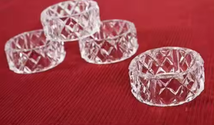 แหวนรองผ้าเช็ดปากเรซิ่นทำมือหลากสี ลายดอกไม้ ดีไซน์นางฟ้า ผิวมันเงาสองสี ศิลปะอินเดียสุดแปลกใหม่ EIA-NR15 ผลิตตามสั่ง - Product Image 3