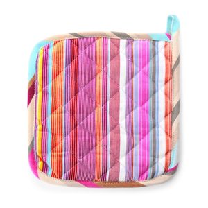 Vente chaude Dernière Conception Tissé Technics Four Mitaines 100% Coton Toile Recyclé Coton Pot Titulaires pour Cuisine Fournisseur Indien - Product Image 5