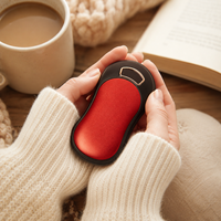 Jusqu'à 60 ° Chauffe-mains électrique double face C, 3 niveaux, mini chauffe-mains portable de poche, 8000 mAh, chauffe rapide, rechargeable