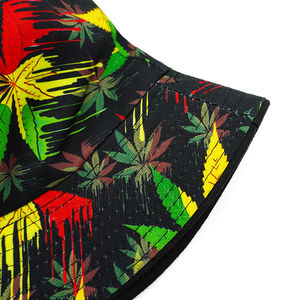 Sombrero Panamá para Exteriores, Protección Solar, para Hombre y Mujer, Doble Cara, Estilo Pescador, con Estampado de Hojas Coloridas, Modelo 2026 - Product Image 6