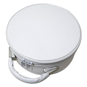 Estuche para Gorra de Coronación Blanca de Maestro Masón (Emblema Bordado en Plata, Caja para Transportar Gorra de Masón) - Product Image 3