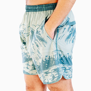 Factory Direct Sale <b>Men</b> Sublimation <b>Shorts</b> Plus Size Workout <b>Elastic</b> <b>Waist</b> Solid Casual Quick Dry Customized Colors High Quality - Product Image 4