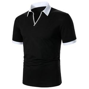 Personnalisé à manches courtes de haute qualité surdimensionné décontracté été 100% Polo en coton biologique pour hommes - Product Image 1