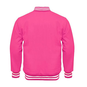 Chaqueta Universitaria Varsity Personalizada OEM con Recubrimiento de Lona, Bordada con el Equipo de Baloncesto o Béisbol de la Escuela Secundaria, Estilo Bomber con Letras en la Parte Delantera - Product Image 2