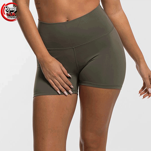 New Arrivals Women's High-Waist Gym <b>Shorts</b> Quick Dry Athletic Fitness Workout Yoga Clothing Breathable Skinny - Product Image 1