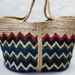 Sac à provisions en jute fabriqué à la main sur mesure à forte demande avec poignée sacs fourre-tout promotionnels fabriqués à partir de jute tressé - Product Image 2