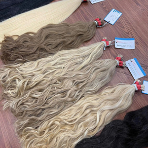 Extension de cheveux en vrac couleur de qualité supérieure naturelle droite Ombre couleur sombre et ton clair personnaliser la couleur et la longueur - Product Image 3