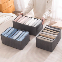 Organizador de guarda-roupa de qualidade gaveta dobrável Oxford/poliéster caixa de armazenamento de roupas divisor organizadores de gavetas de roupa interior