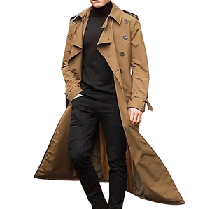 Venta al por mayor de moda desgaste de los hombres abrigos largos transpirable temporada de invierno abrigo de la mejor calidad de color personalizado abrigos largos - Product Image 3