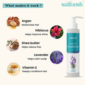 Nourishing Saaransh Hair Conditioner for Soft Manageable and Healthy Looking Hair At Lowest Price - Product Image 5
