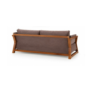 Juego de Sofás de Madera de Teca Sólida con Mesa de Centro, Muebles para Sala de Estar, para Hoteles, Apartamentos, Salones y Proyectos de Hostelería - Product Image 5