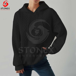 Sudadera con Capucha de Alta Calidad para Mujer, Mezcla de Algodón Premium, con Fabricación OEM ODM para Marcas Globales de Ropa - Product Image 2