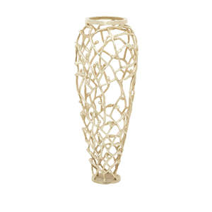 Vase en aluminium argenté et corail Vase à fleurs en métal nickelé de style américain pour la décoration de table Fabricant en gros - Product Image 5