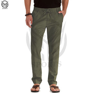 Venta al por mayor Fitness Cargo Jogging Pantalones apilados Hombres Pantalones personalizados Correr Joggers en blanco Track Cargo Pantalones para hombres - Product Image 3