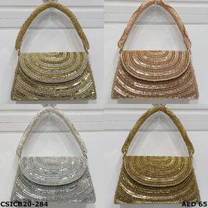 Trang trí công phu chỉnh trang phụ nữ buổi tối Túi túi xách và bên ly hợp ánh sáng lung linh ly hợp ví của phụ nữ Vai Túi - Product Image 4